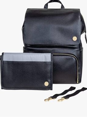 6 pc Clevermade Diaper Bag Set New black